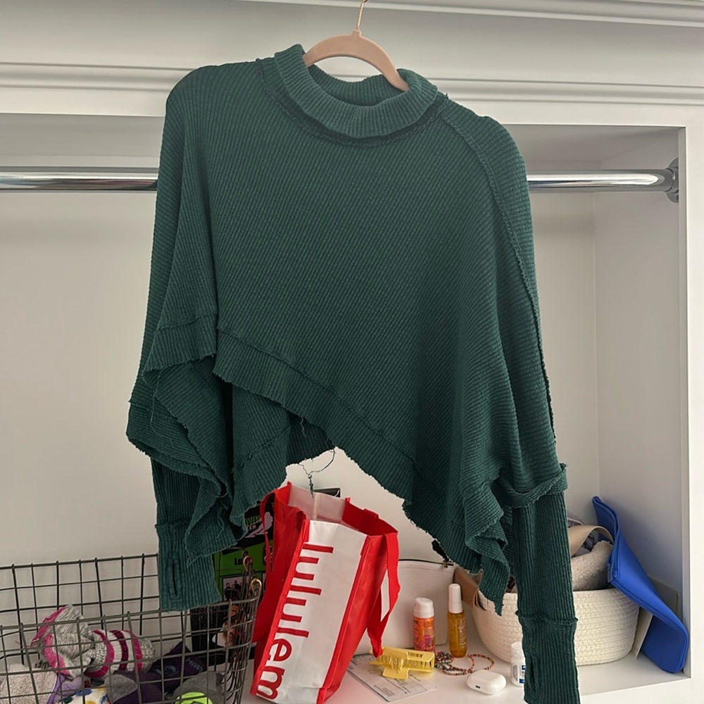 free people flowy wide sweater